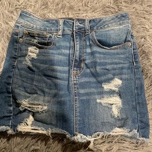 denim jean skirt